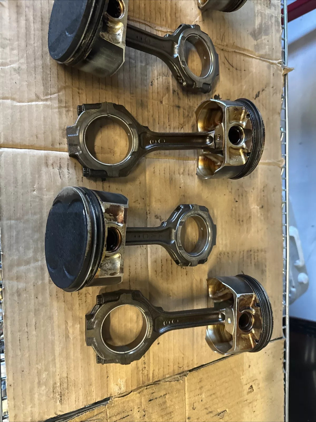 (Used) OEM Piston & Connecting Rod Set (Standard Size) – 03-06 Nissan VQ35DE 3.5L